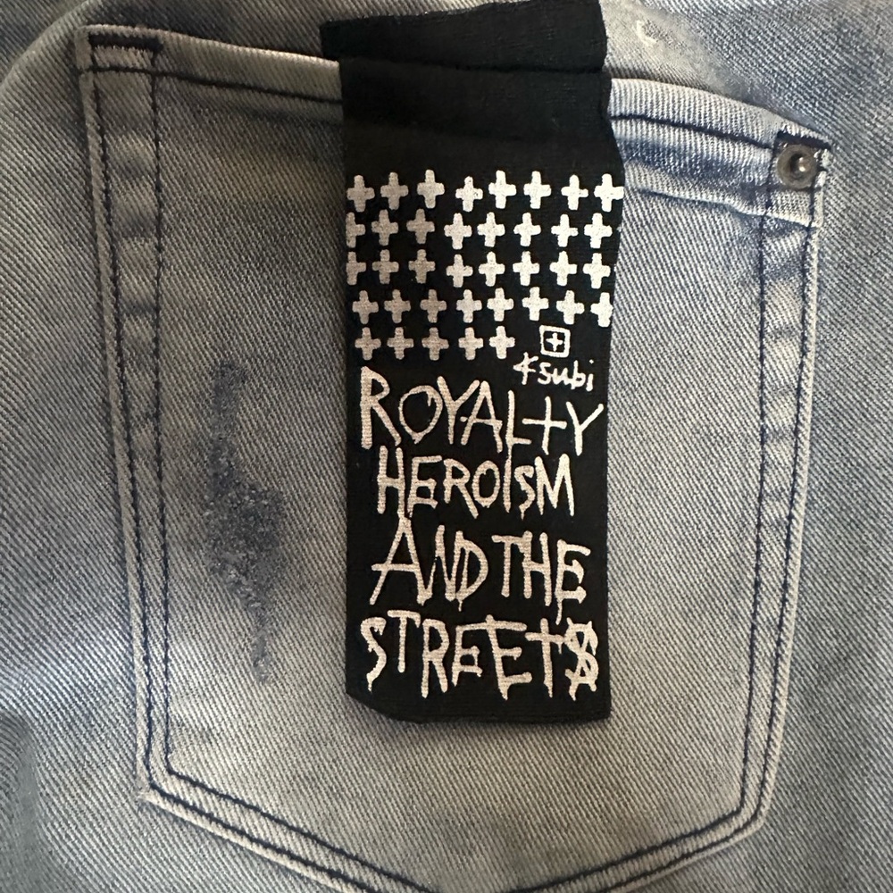 Ksubi Van Winkle Size 33 Jeans Trashed Dreams